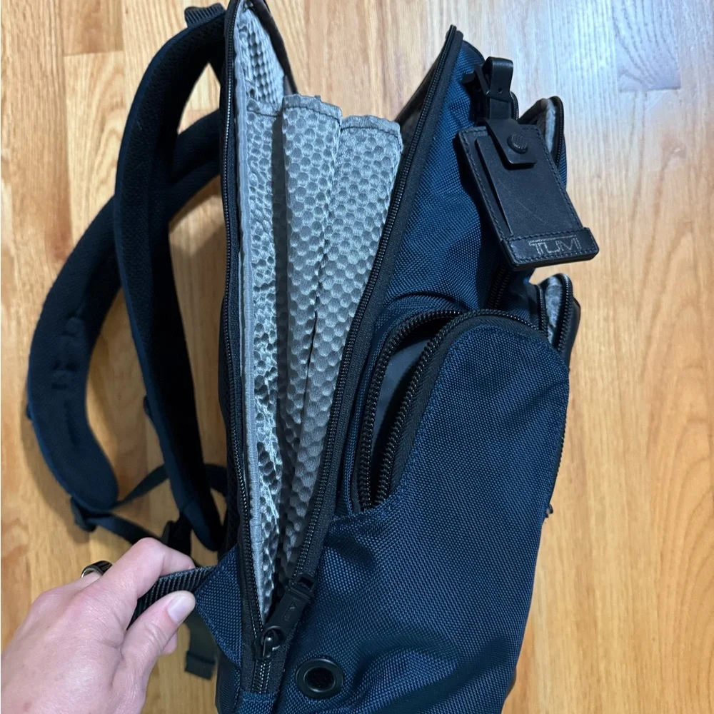 TUMI ALPHA BRAVO Nellis Backpack Durable Nylon Business & Travel Used